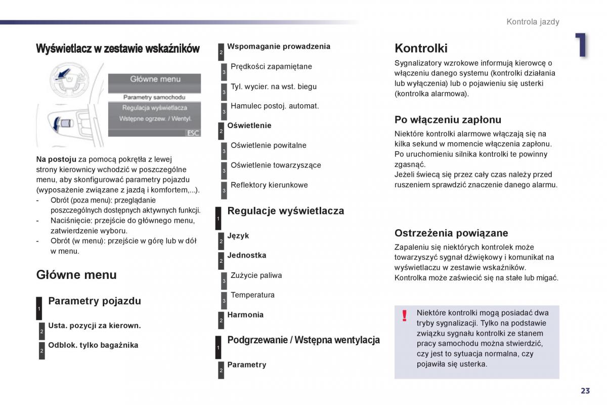 Peugeot 508 instrukcja obslugi / page 25