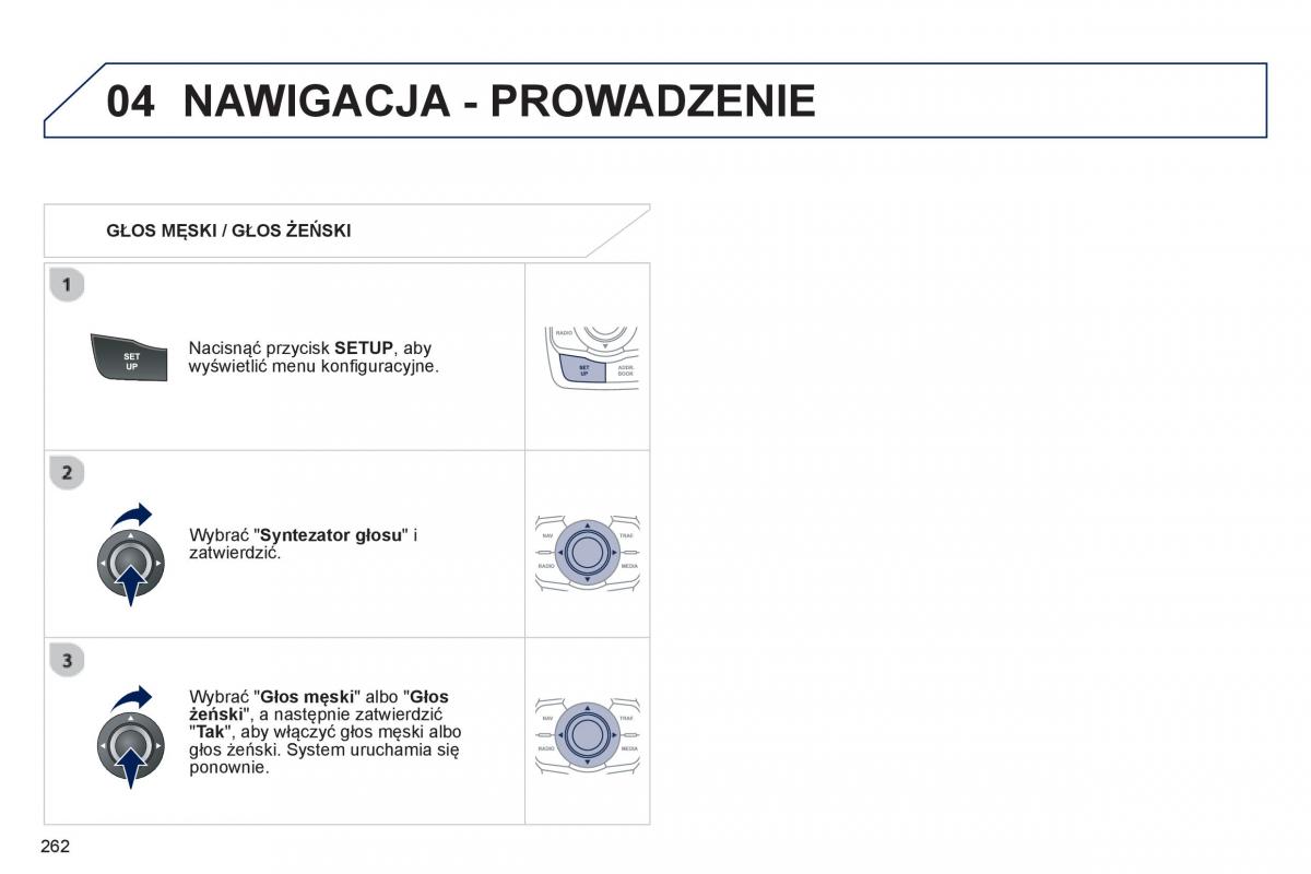 Peugeot 508 instrukcja obslugi / page 264