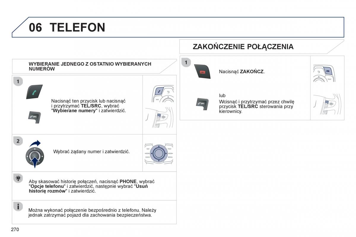 Peugeot 508 instrukcja obslugi / page 272