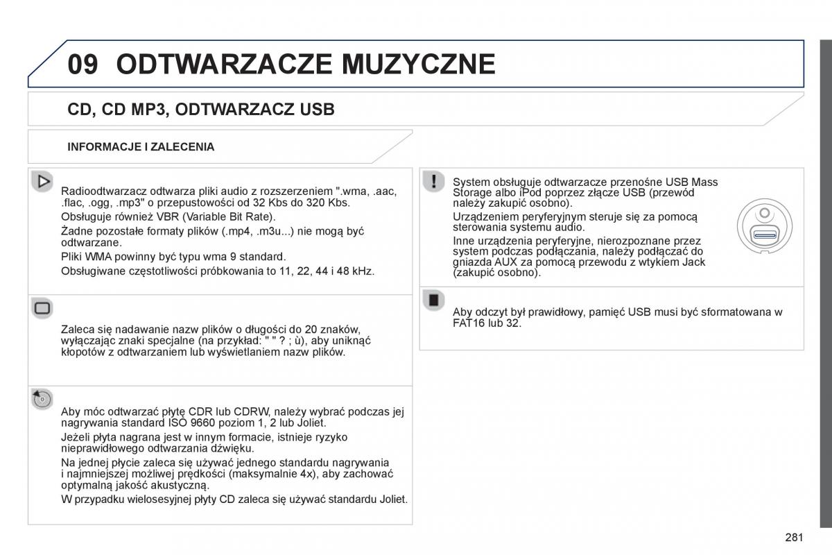 Peugeot 508 instrukcja obslugi / page 283