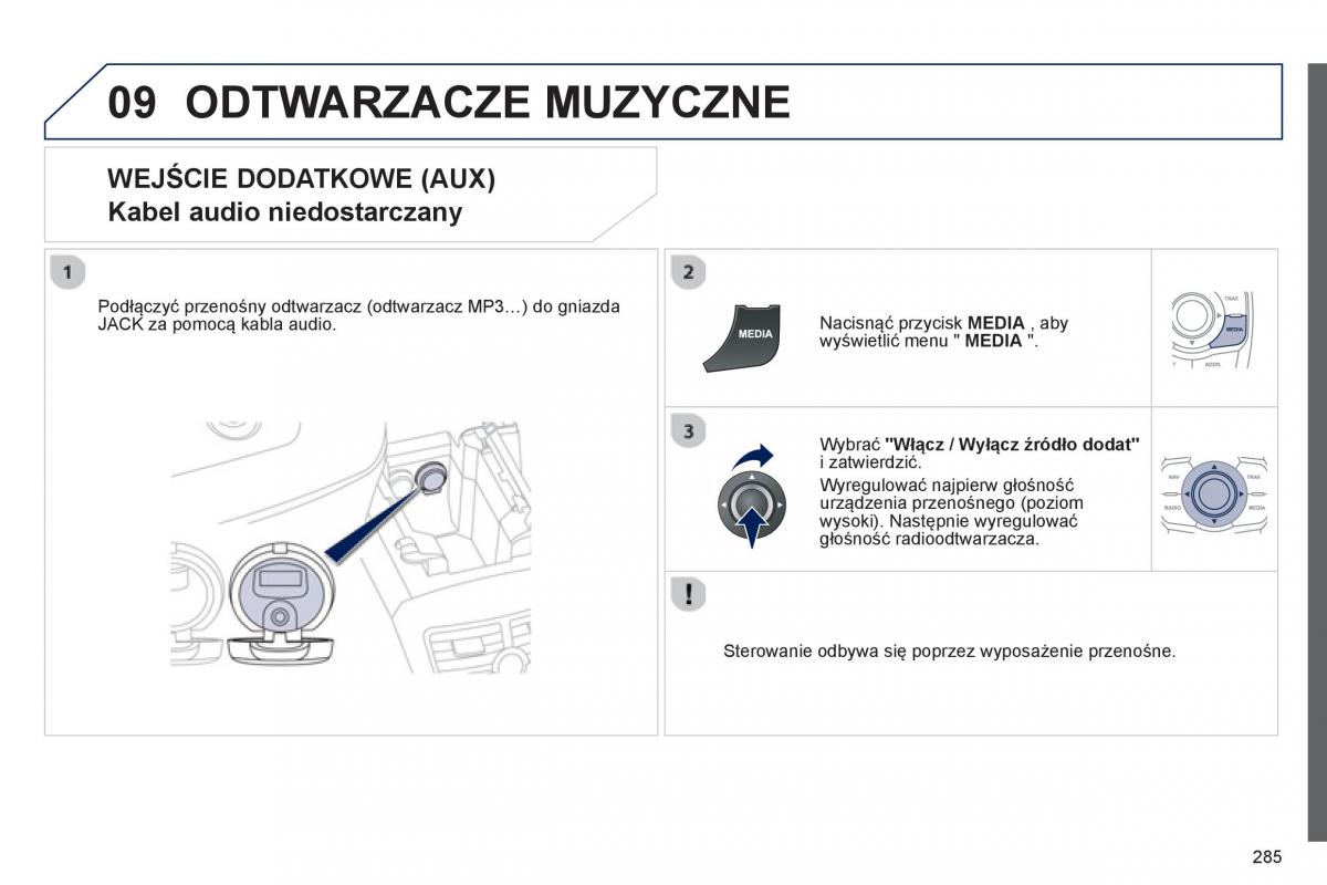 Peugeot 508 instrukcja obslugi / page 287