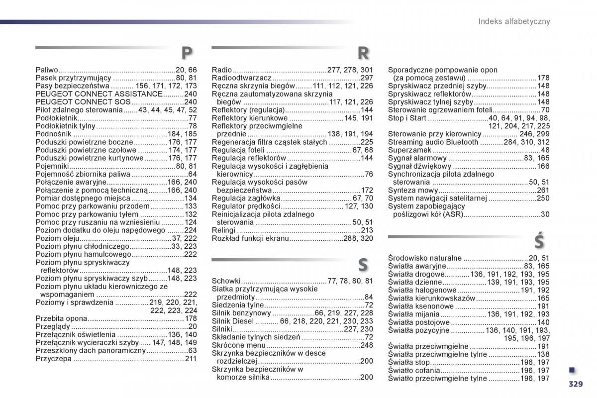 Peugeot 508 instrukcja obslugi / page 331