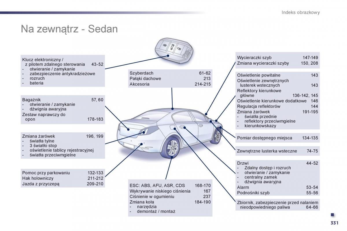 Peugeot 508 instrukcja obslugi / page 333