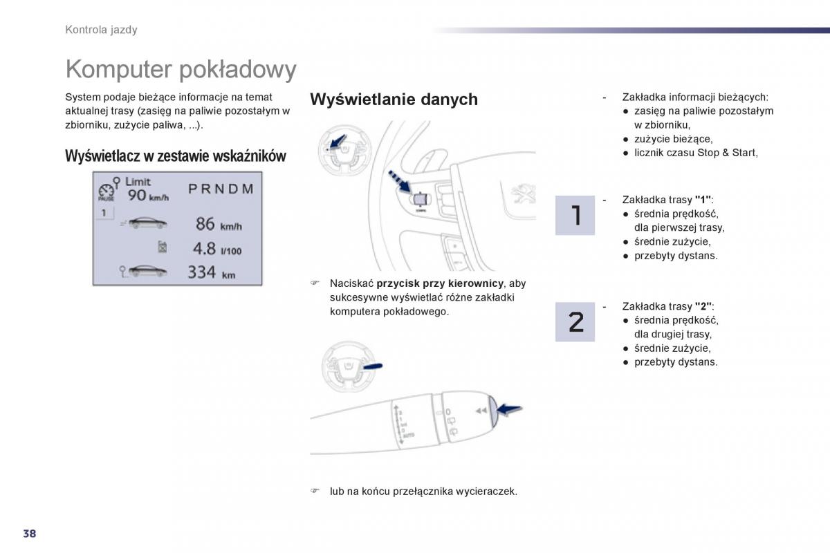 Peugeot 508 instrukcja obslugi / page 40