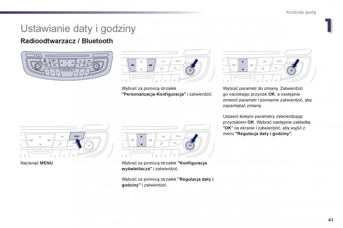 Peugeot 508 instrukcja obslugi / page 43