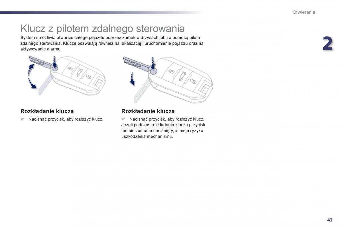 Peugeot 508 instrukcja obslugi / page 45