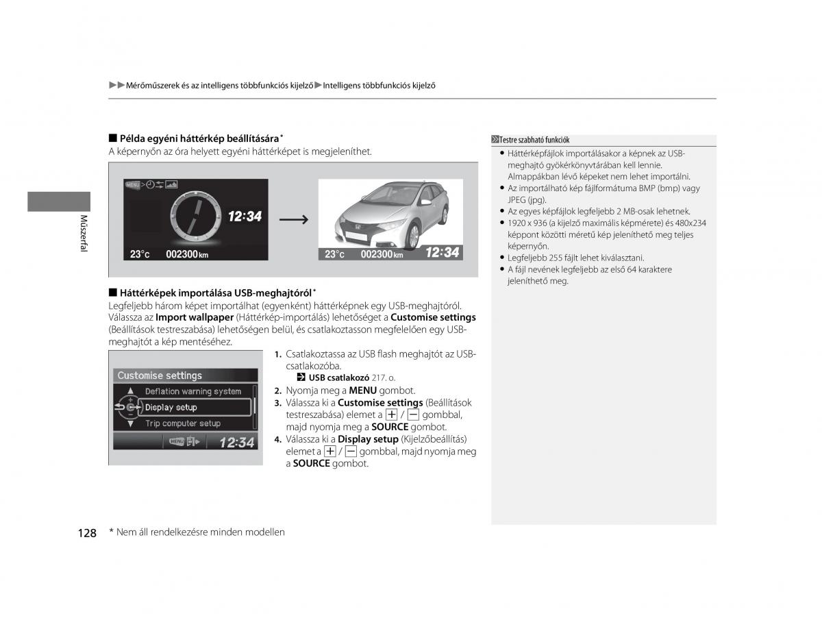 Mercedes Benz A Class W169 Kezelesi utmutato / page 128