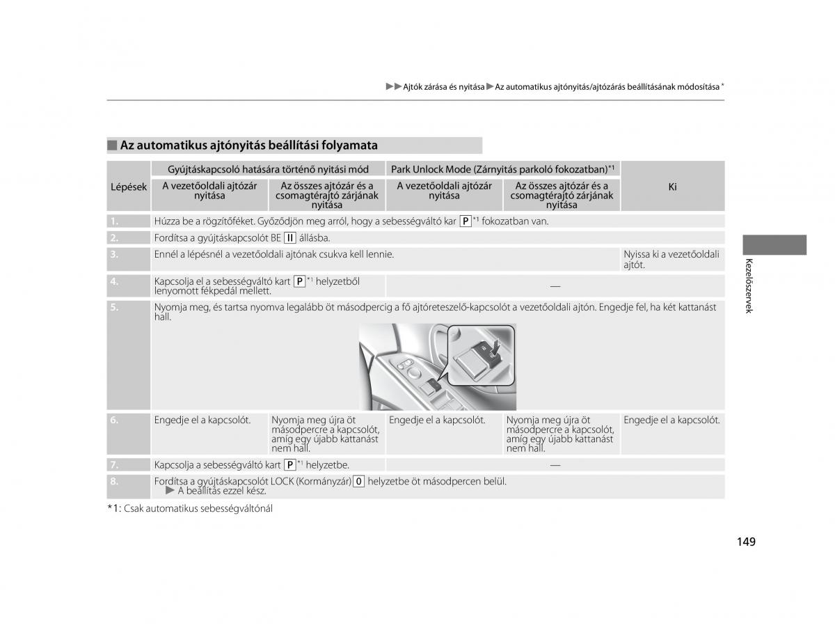 Mercedes Benz A Class W169 Kezelesi utmutato / page 149