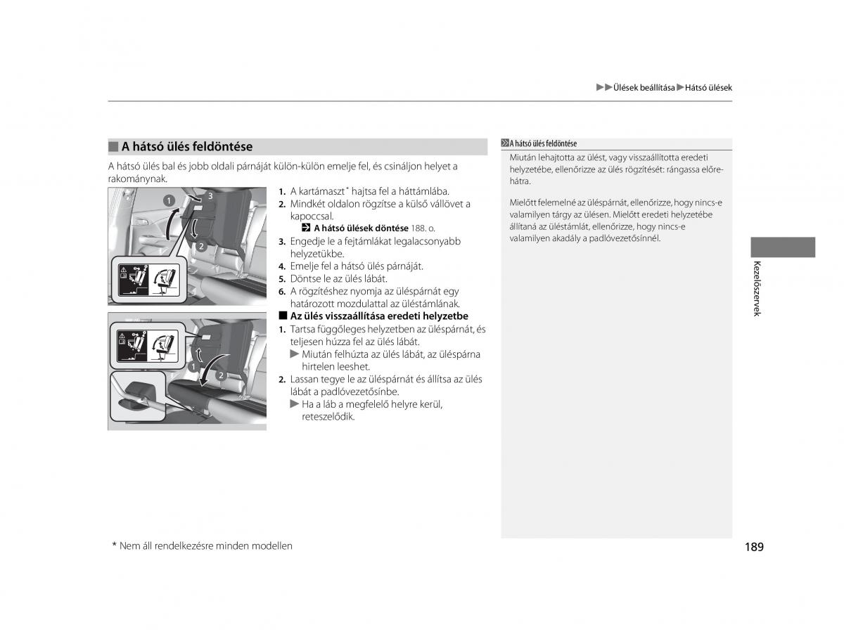 Mercedes Benz A Class W169 Kezelesi utmutato / page 189