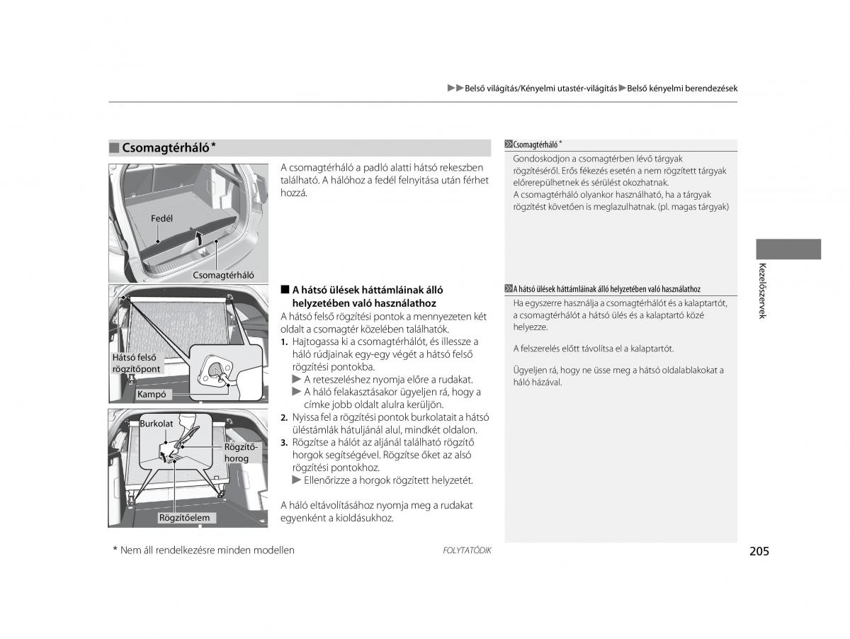 Mercedes Benz A Class W169 Kezelesi utmutato / page 205