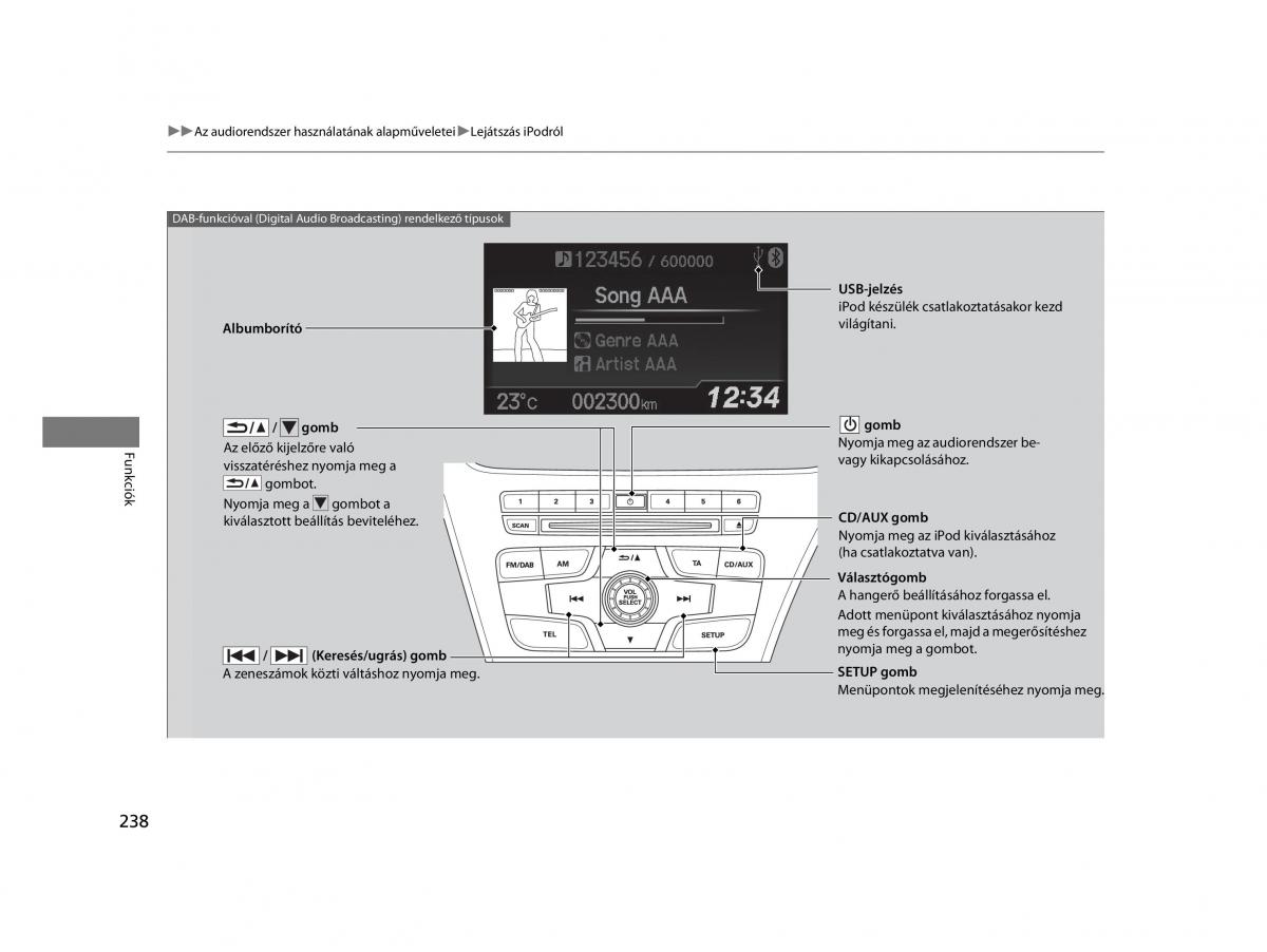 Mercedes Benz A Class W169 Kezelesi utmutato / page 238