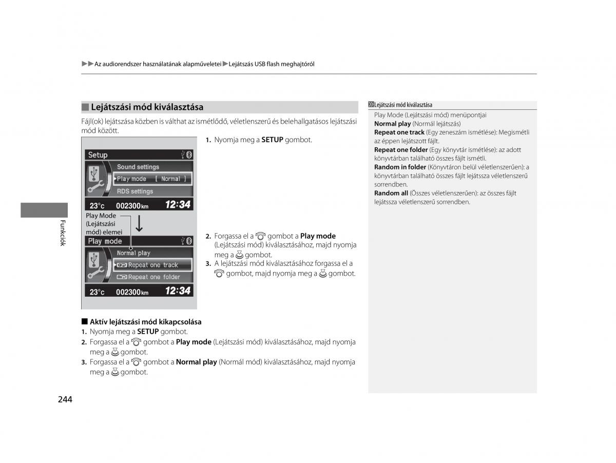 Mercedes Benz A Class W169 Kezelesi utmutato / page 244