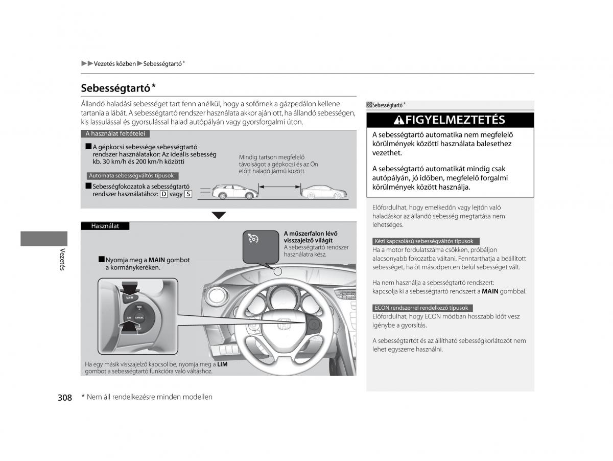 Mercedes Benz A Class W169 Kezelesi utmutato / page 308