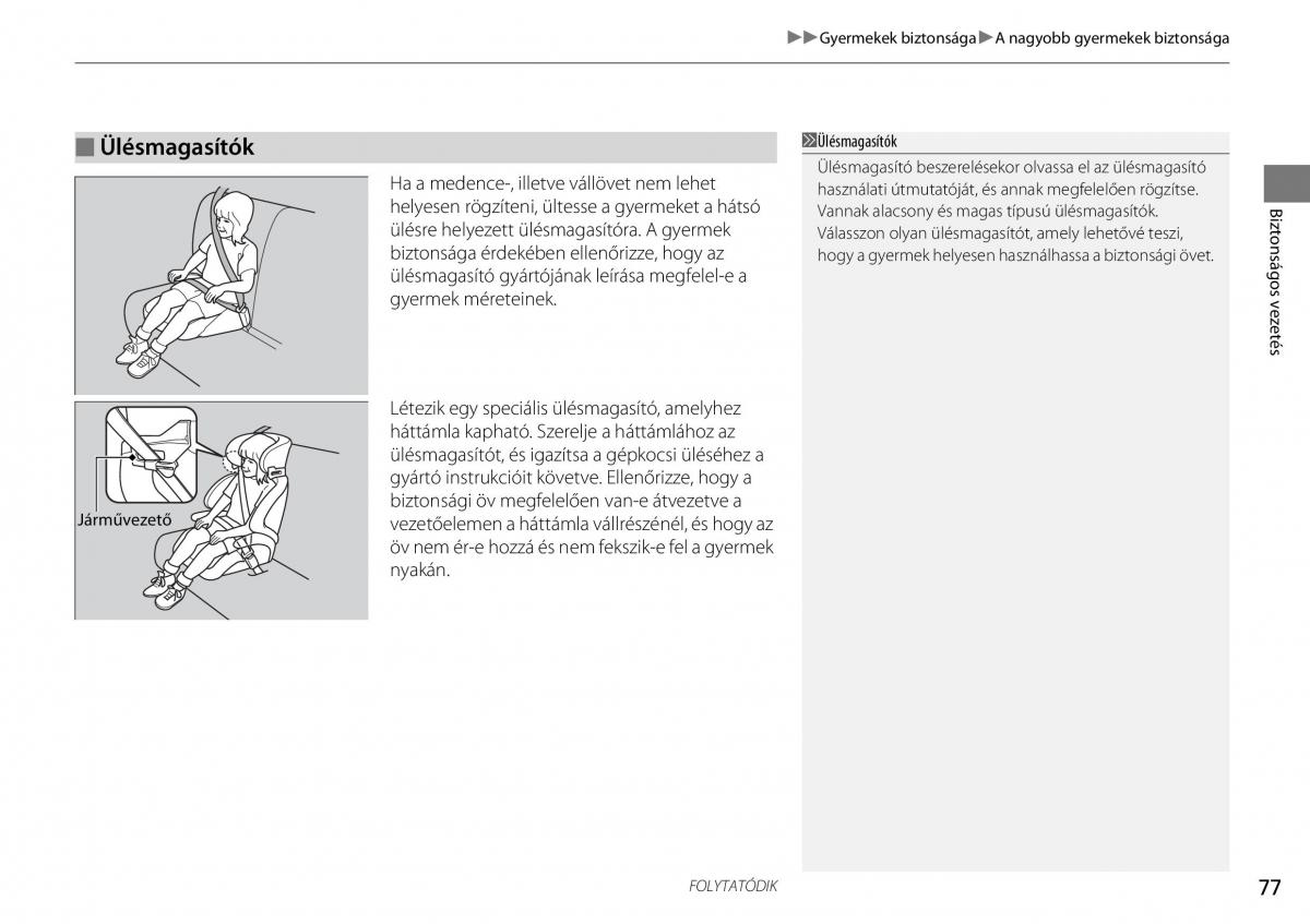 Mercedes Benz A Class W176 Kezelesi utmutato / page 78