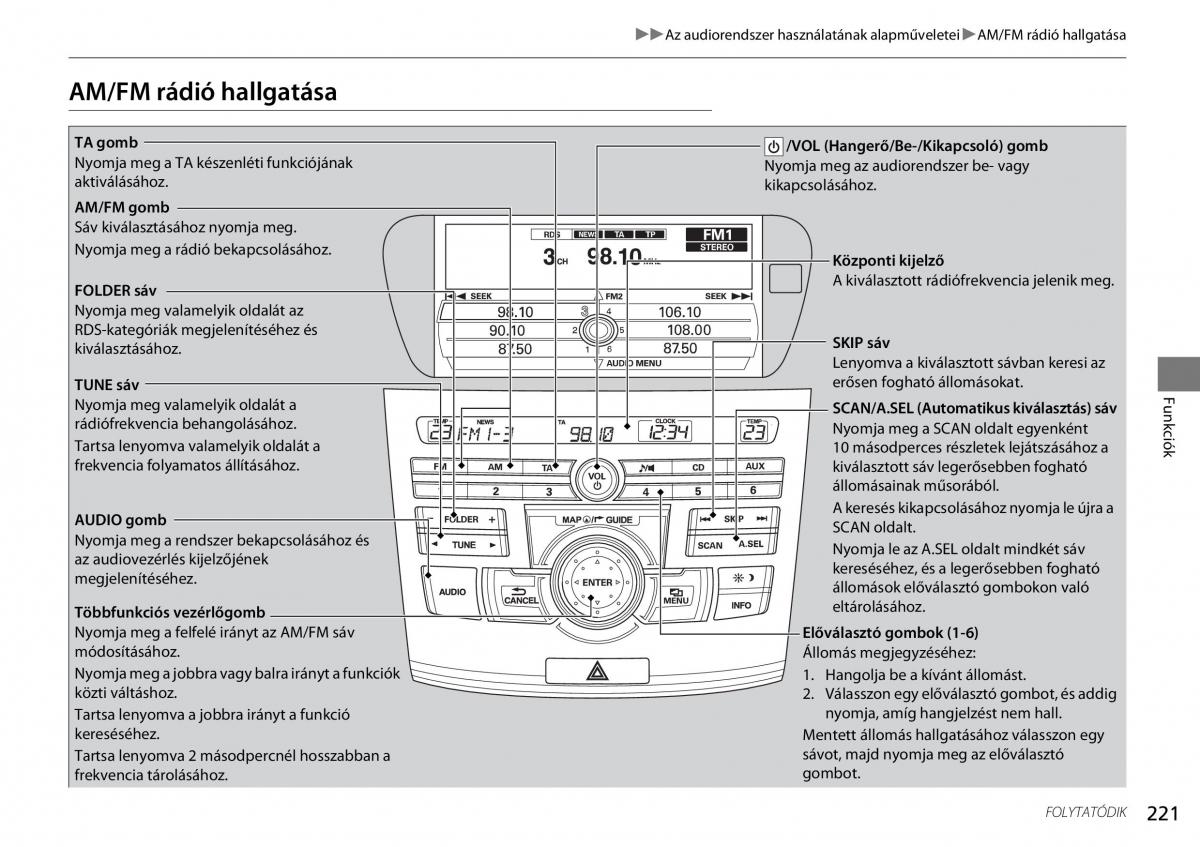 Mercedes Benz A Class W176 Kezelesi utmutato / page 222