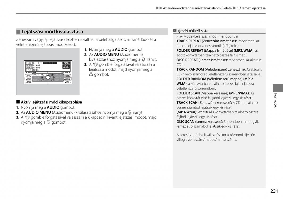 Mercedes Benz A Class W176 Kezelesi utmutato / page 232