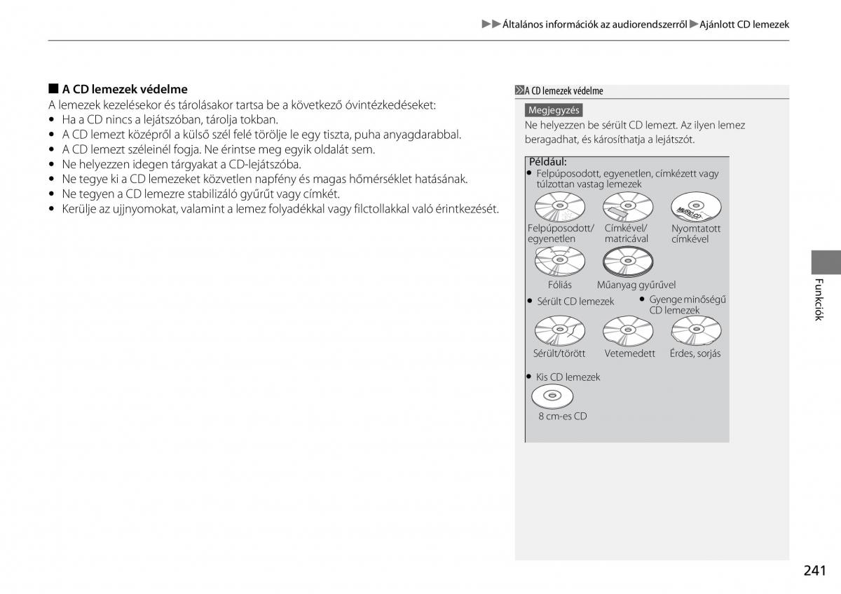 Mercedes Benz A Class W176 Kezelesi utmutato / page 242