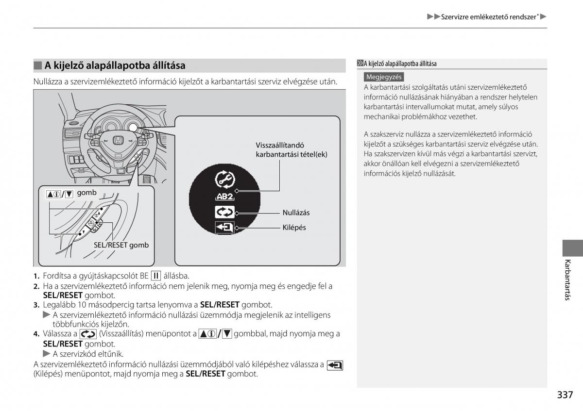 Mercedes Benz A Class W176 Kezelesi utmutato / page 338