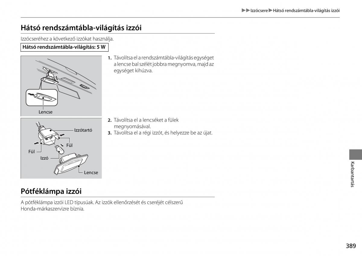 Mercedes Benz A Class W176 Kezelesi utmutato / page 390