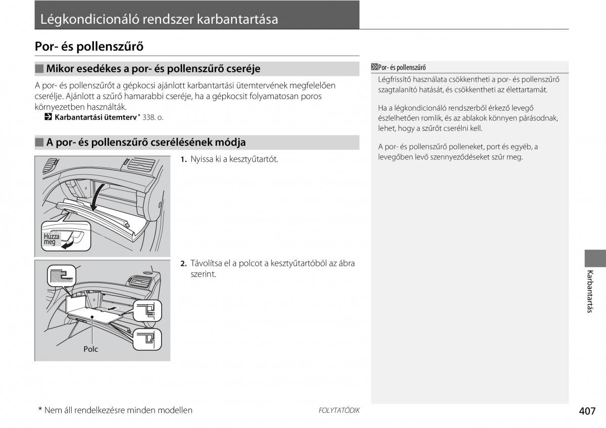 Mercedes Benz A Class W176 Kezelesi utmutato / page 408