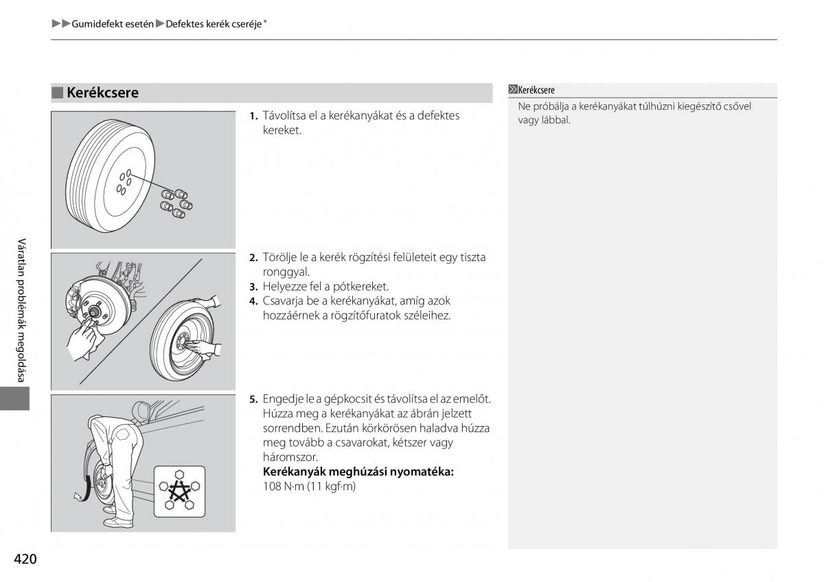 Mercedes Benz A Class W176 Kezelesi utmutato / page 421