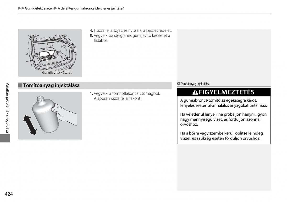 Mercedes Benz A Class W176 Kezelesi utmutato / page 425