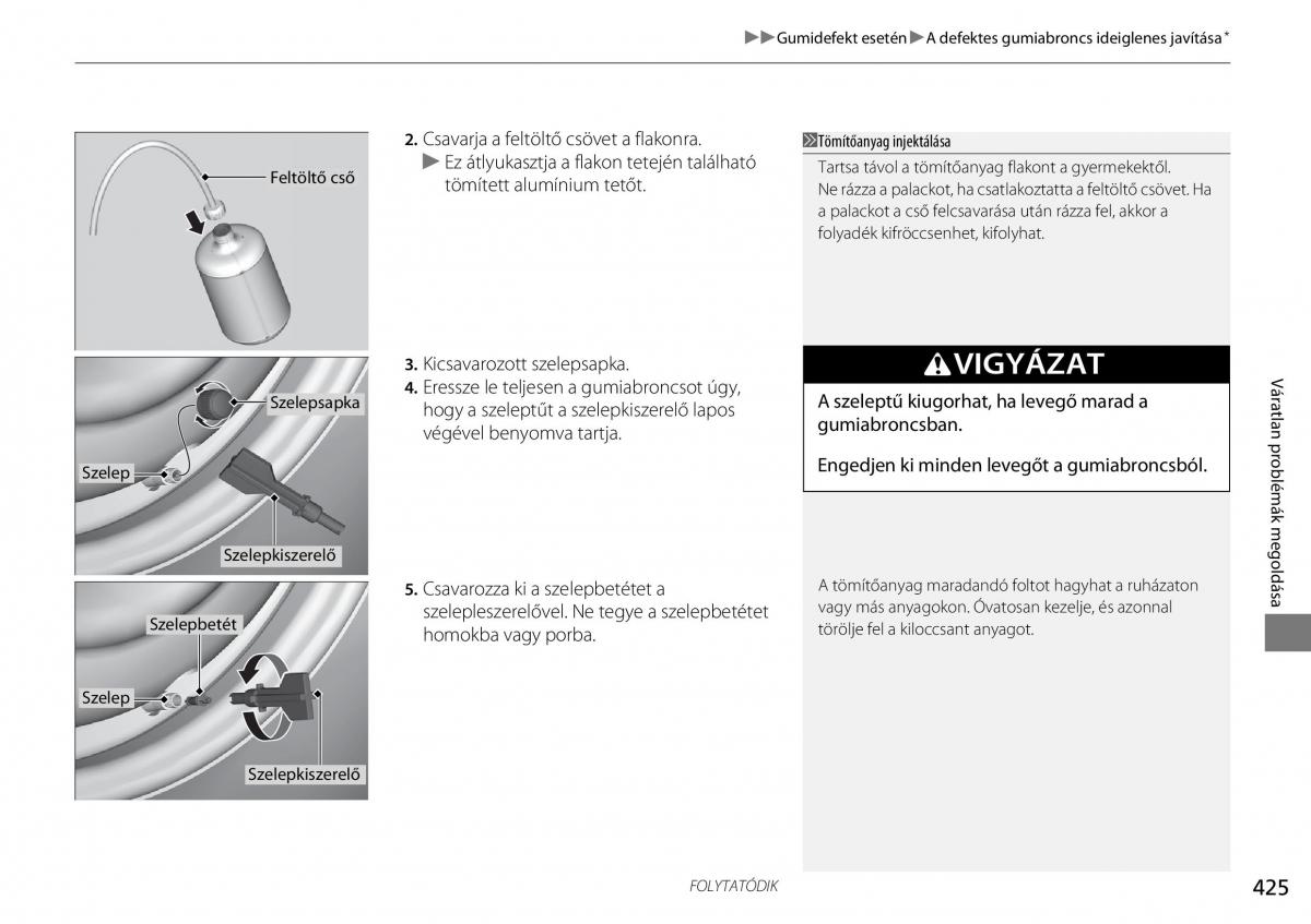 Mercedes Benz A Class W176 Kezelesi utmutato / page 426