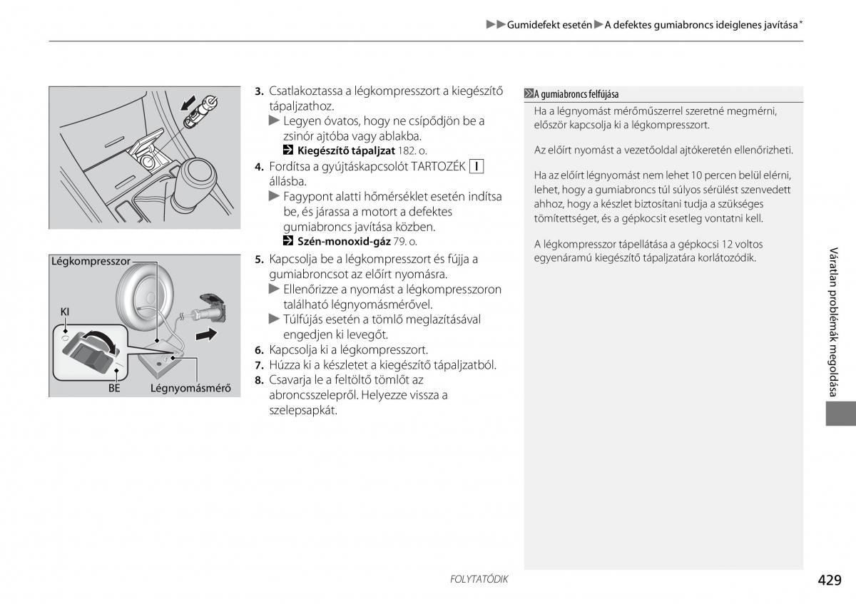 Mercedes Benz A Class W176 Kezelesi utmutato / page 430