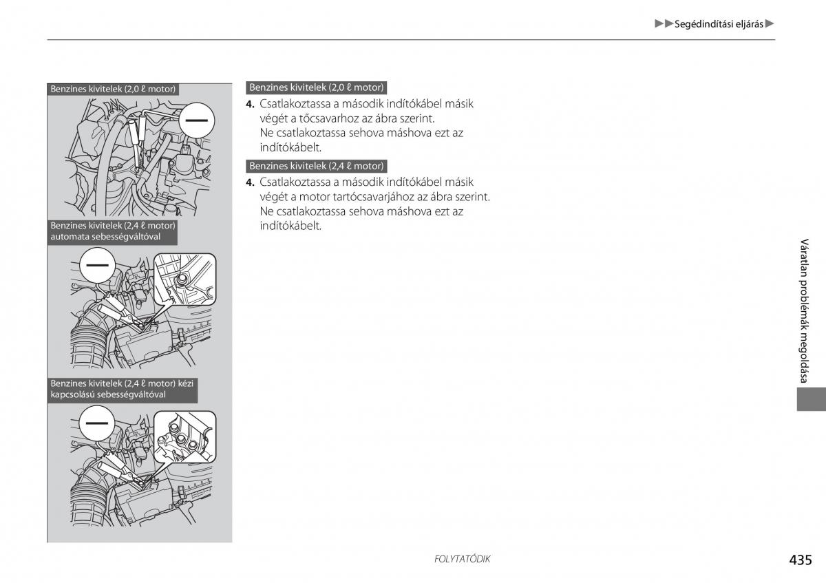 Mercedes Benz A Class W176 Kezelesi utmutato / page 436