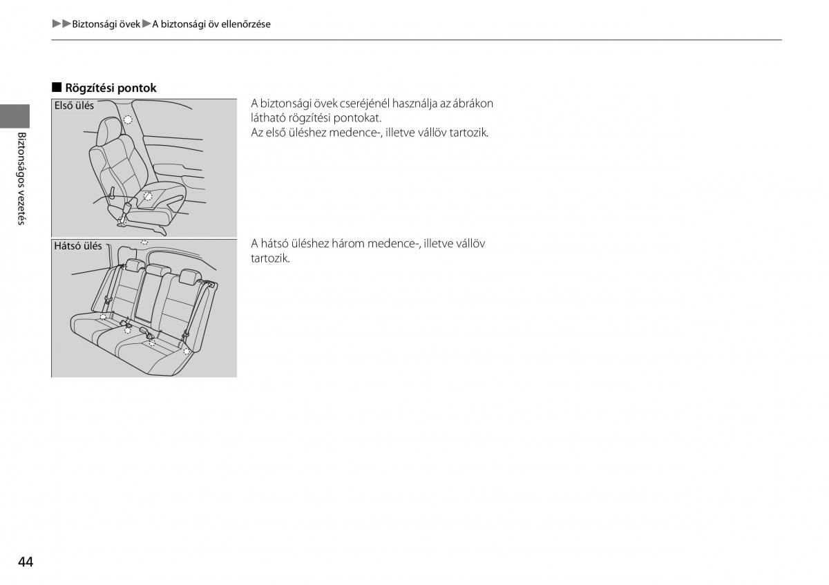 Mercedes Benz A Class W176 Kezelesi utmutato / page 45