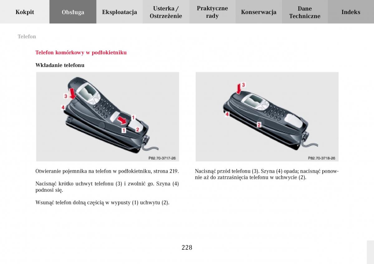 Mercedes Benz C Class W203 Sportcoupe instrukcja obslugi / page 228