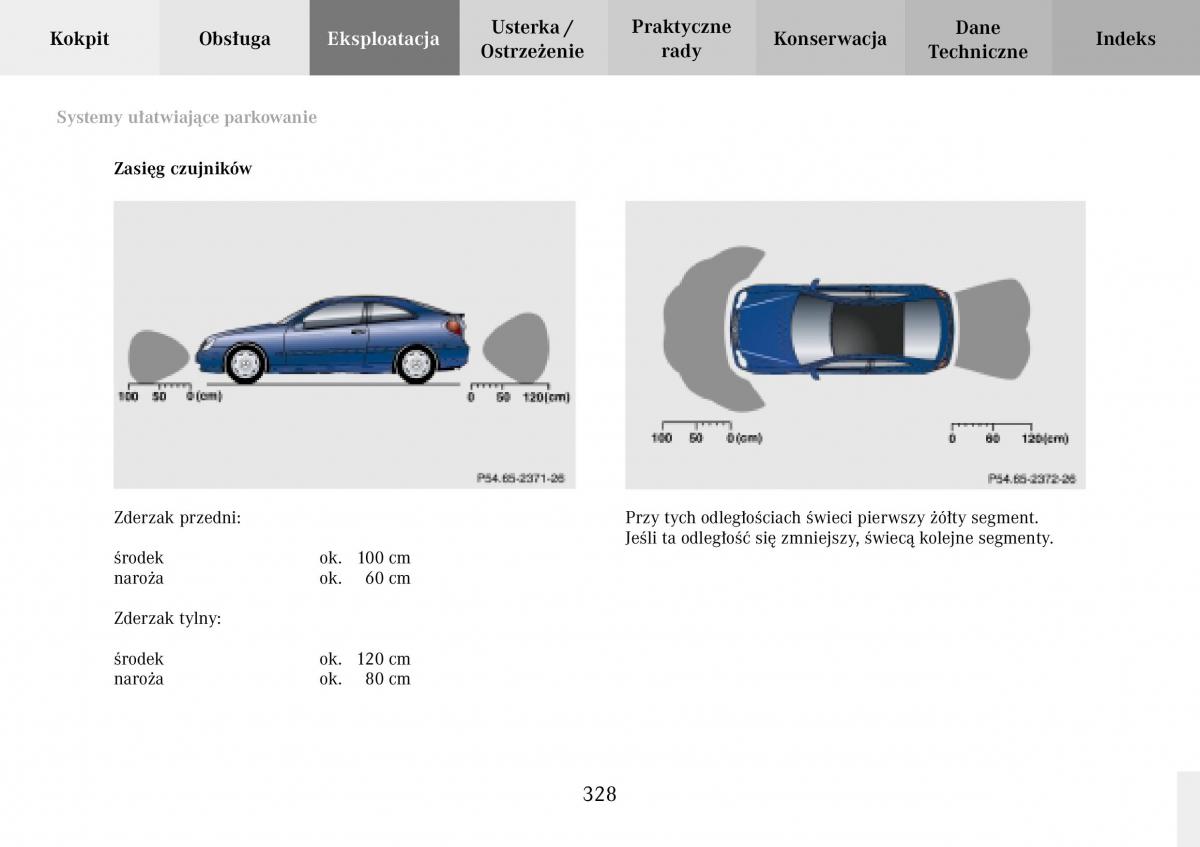 Mercedes Benz C Class W203 Sportcoupe instrukcja obslugi / page 328