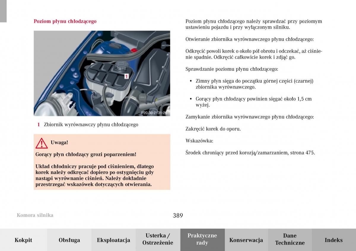 Mercedes Benz C Class W203 Sportcoupe instrukcja obslugi / page 389