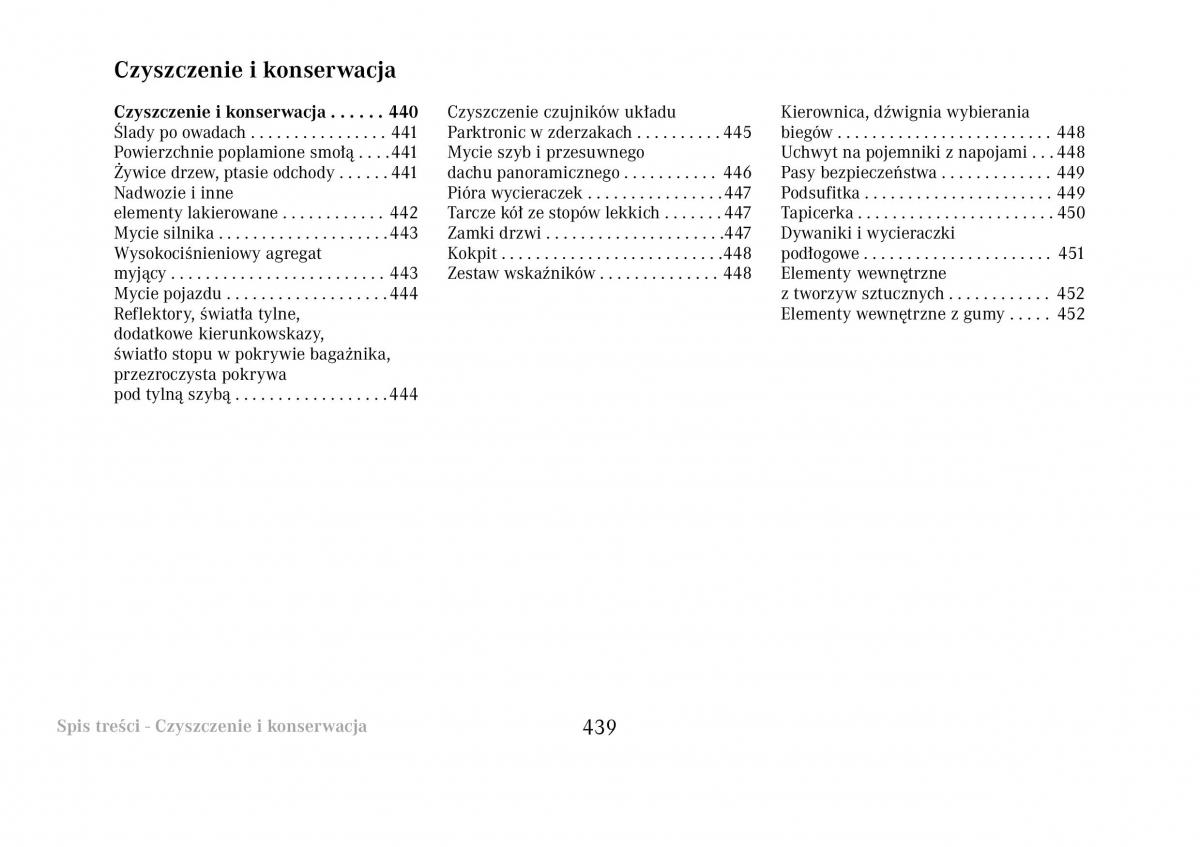 Mercedes Benz C Class W203 Sportcoupe instrukcja obslugi / page 438