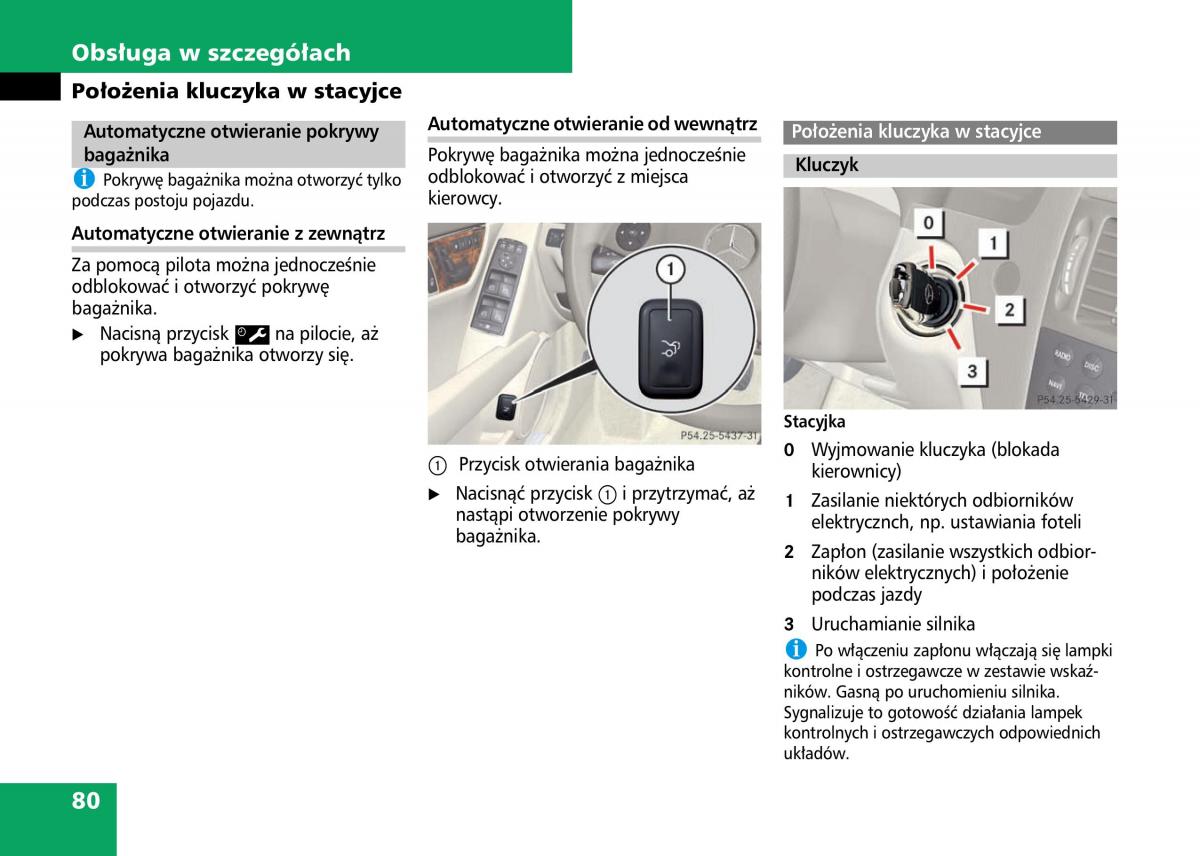 Mercedes Benz C Class W204 instrukcja obslugi / page 82