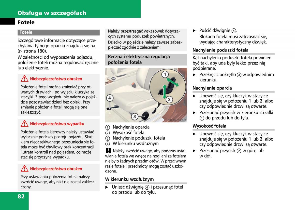 Mercedes Benz C Class W204 instrukcja obslugi / page 84