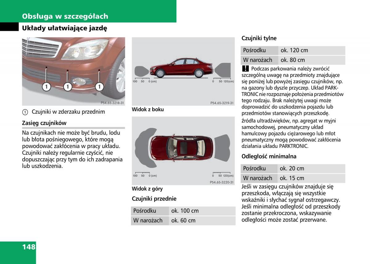 Mercedes Benz C Class W204 instrukcja obslugi / page 150