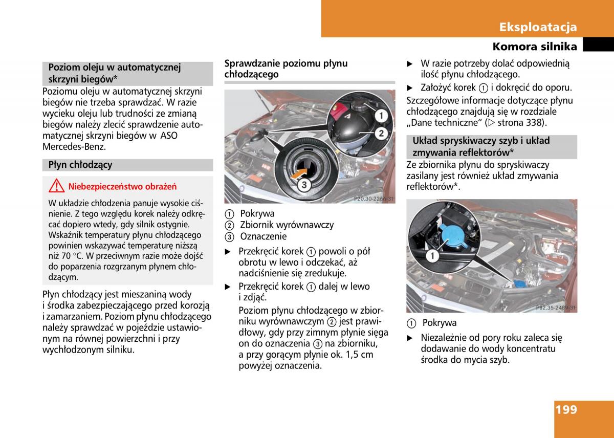 Mercedes Benz C Class W204 instrukcja obslugi / page 201