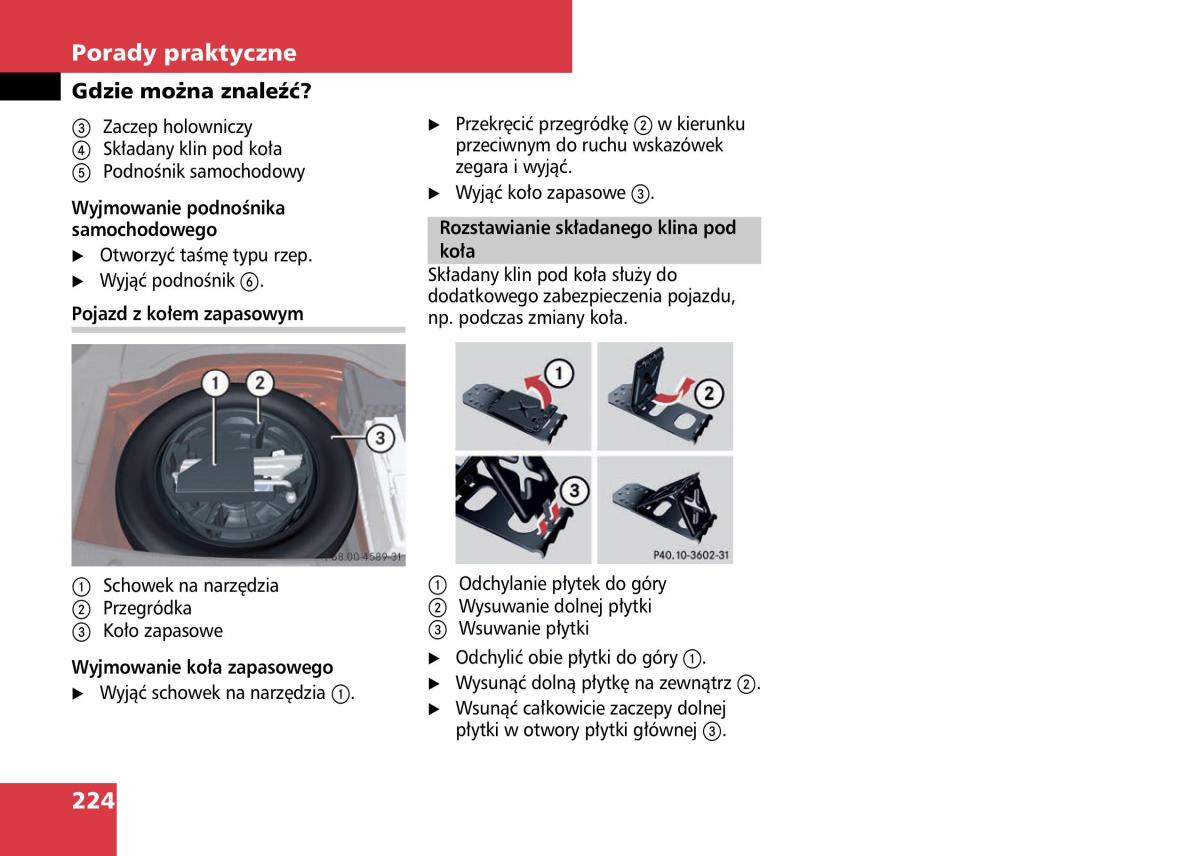 Mercedes Benz C Class W204 instrukcja obslugi / page 226