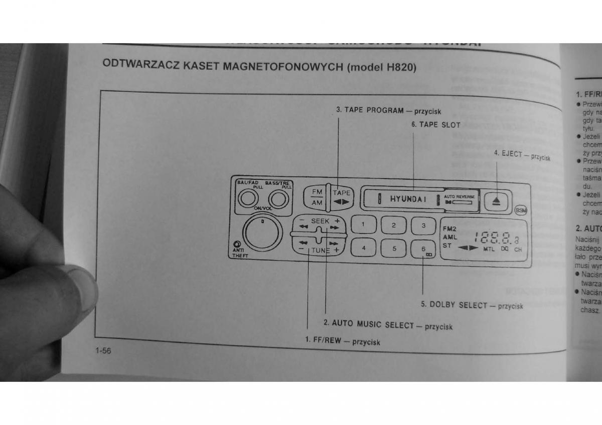 Hyundai Elantra Lantra II 2 instrukcja obslugi / page 61