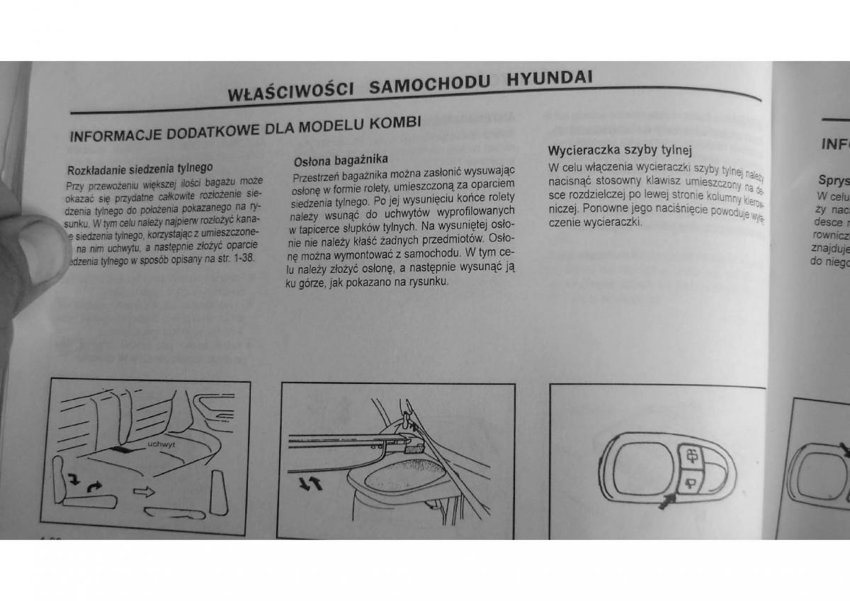 Hyundai Elantra Lantra II 2 instrukcja obslugi / page 65