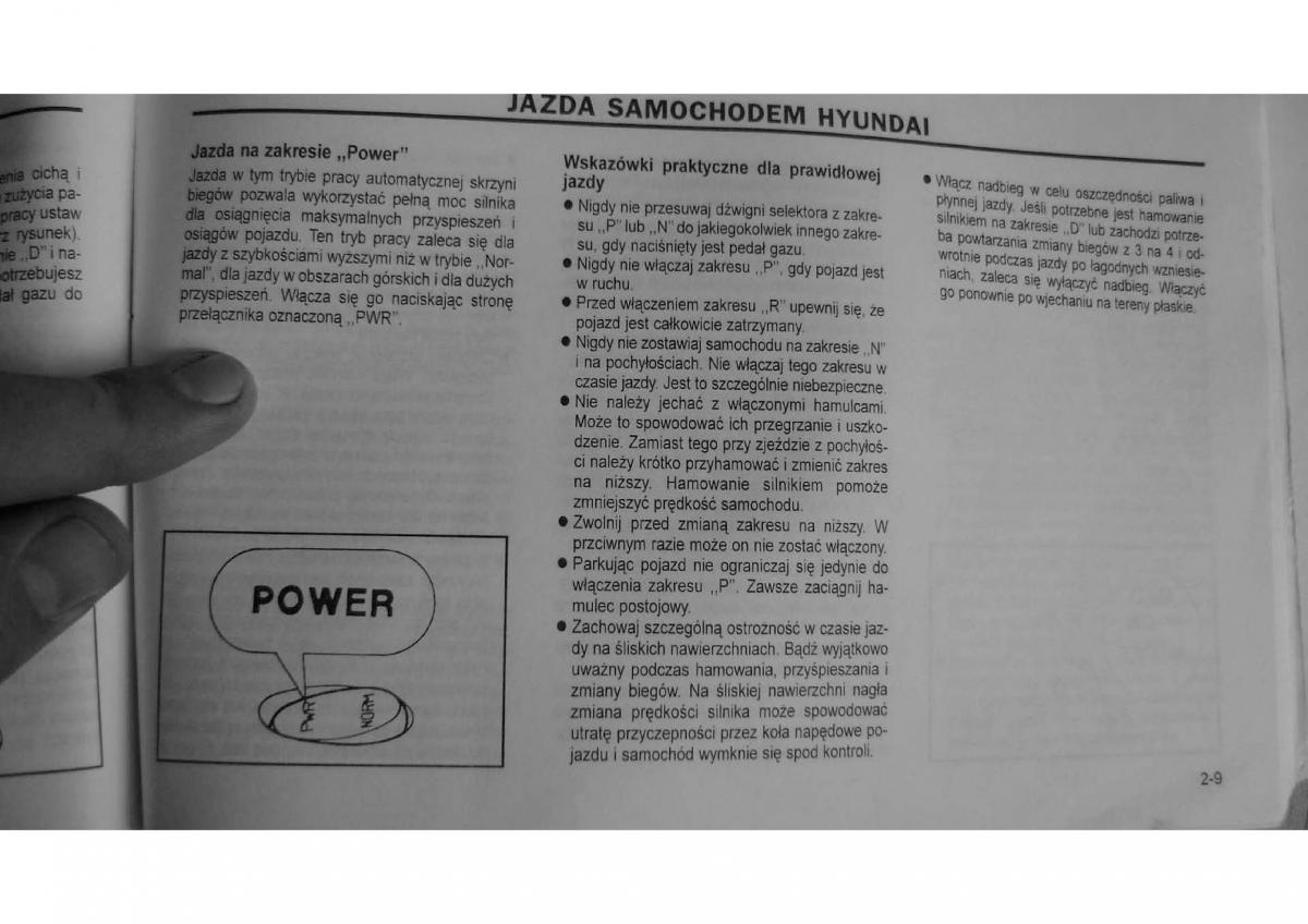 Hyundai Elantra Lantra II 2 instrukcja obslugi / page 75