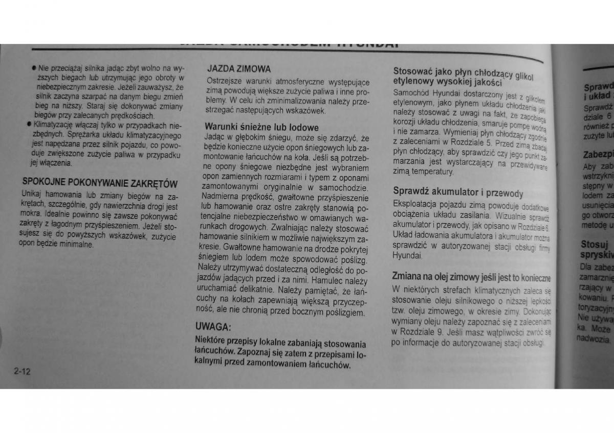 Hyundai Elantra Lantra II 2 instrukcja obslugi / page 78