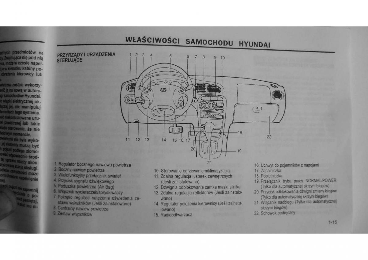 Hyundai Elantra Lantra II 2 instrukcja obslugi / page 20