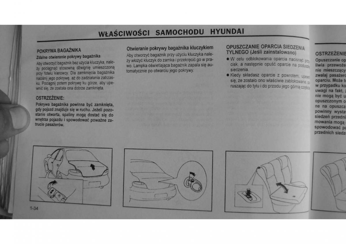 Hyundai Elantra Lantra II 2 instrukcja obslugi / page 39