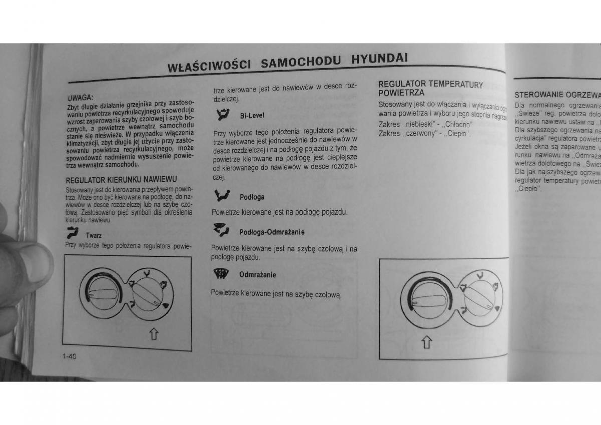 Hyundai Elantra Lantra II 2 instrukcja obslugi / page 45