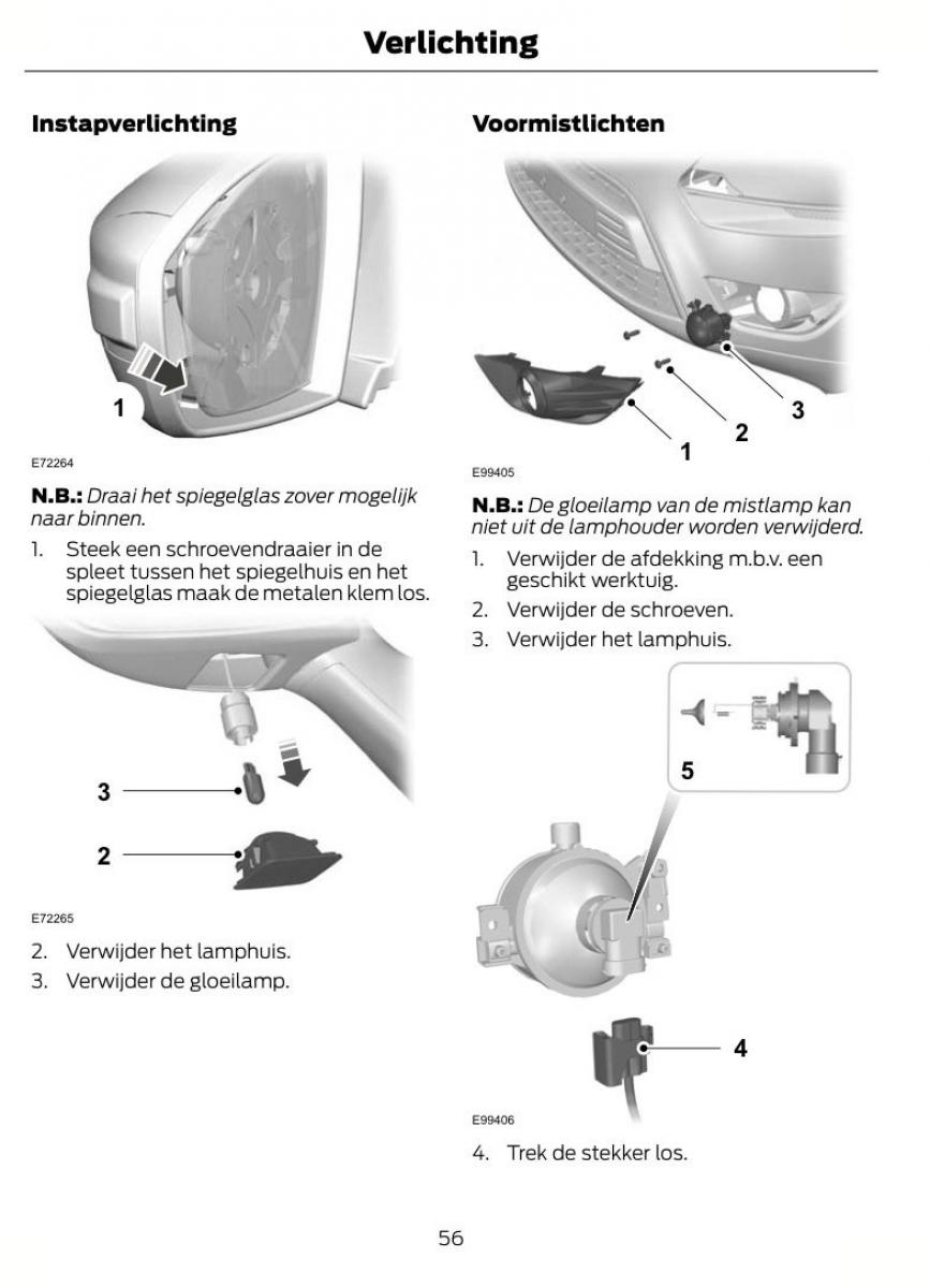 Ford Kuga I 1 handleiding / page 60