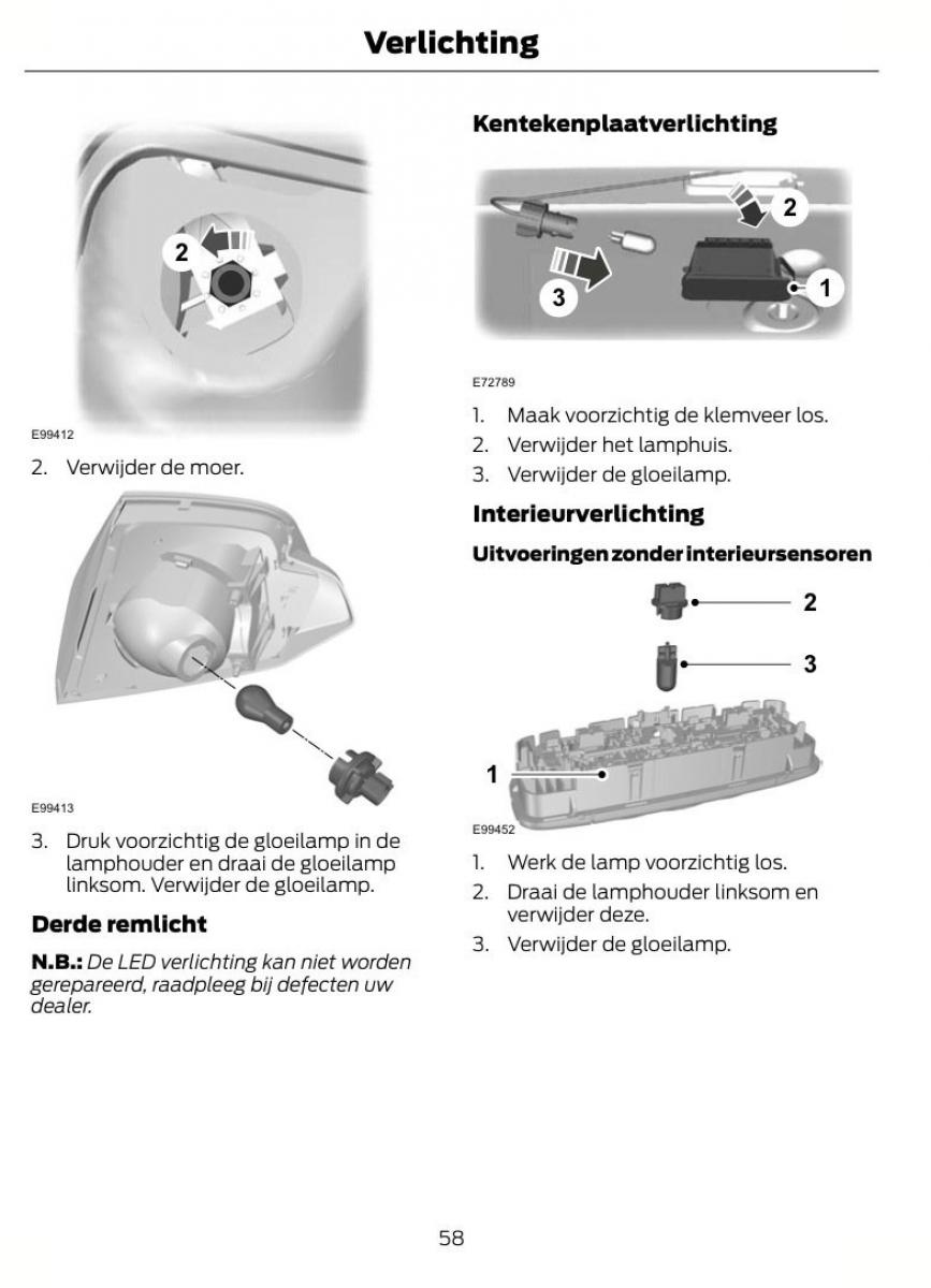 Ford Kuga I 1 handleiding / page 62