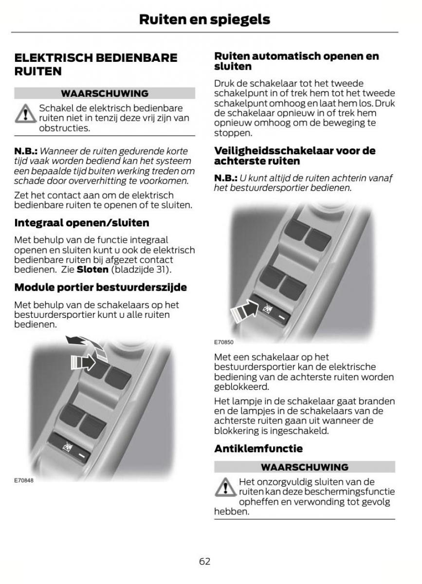 Ford Kuga I 1 handleiding / page 66