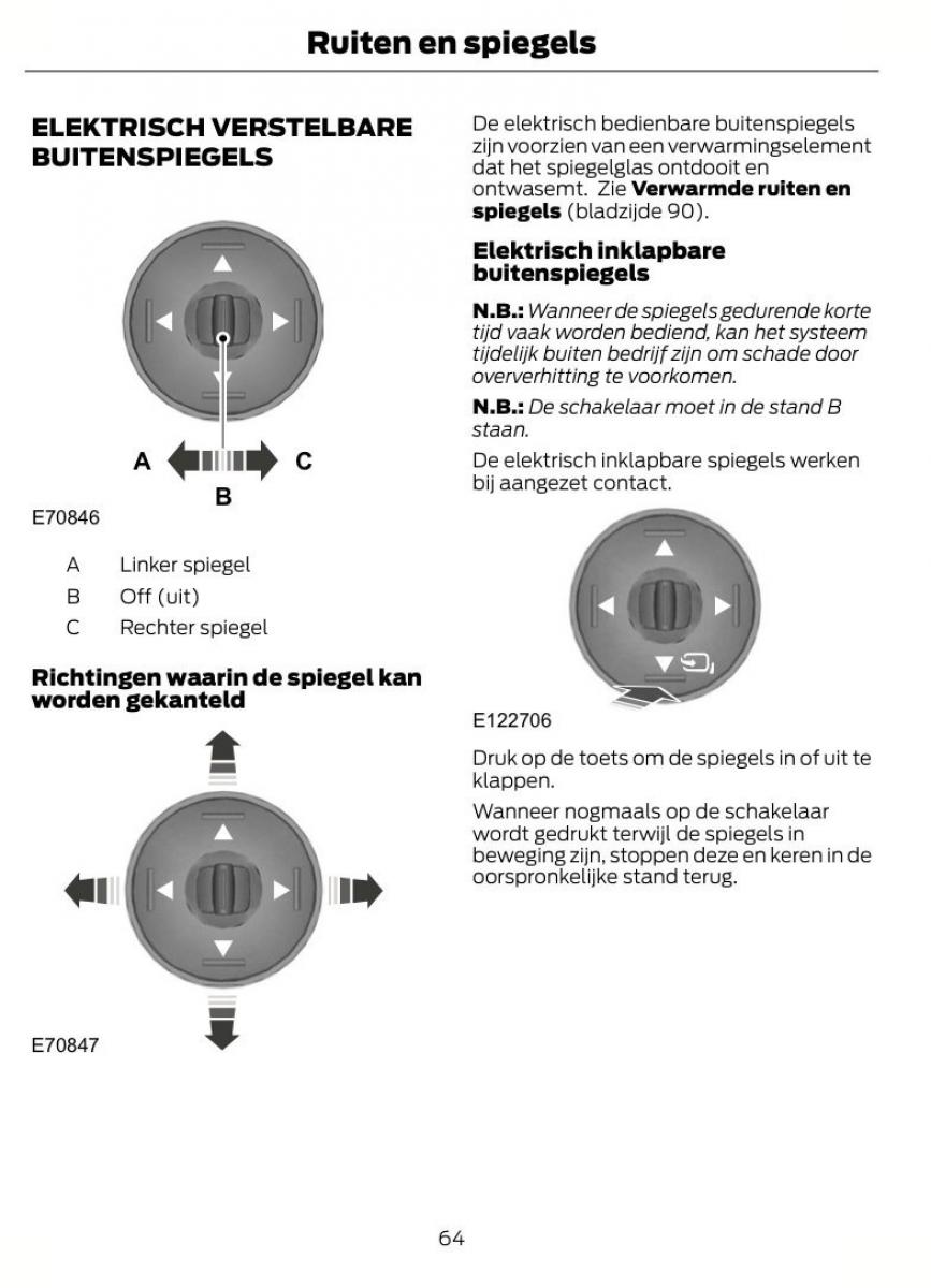 Ford Kuga I 1 handleiding / page 68